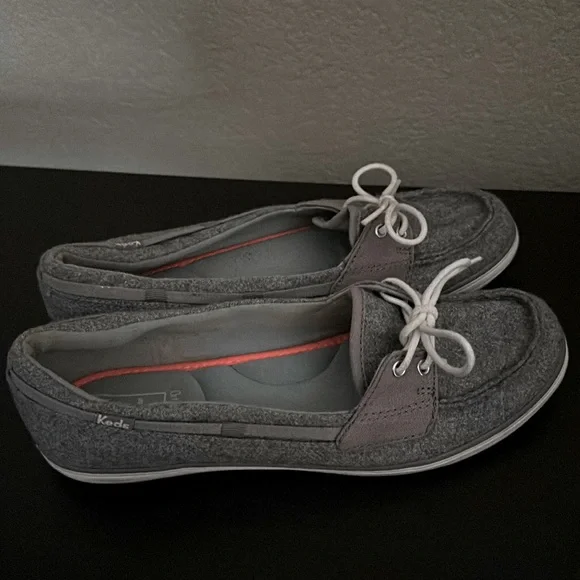 Gray Keds boat shoe slip on - Picture 1 of 6